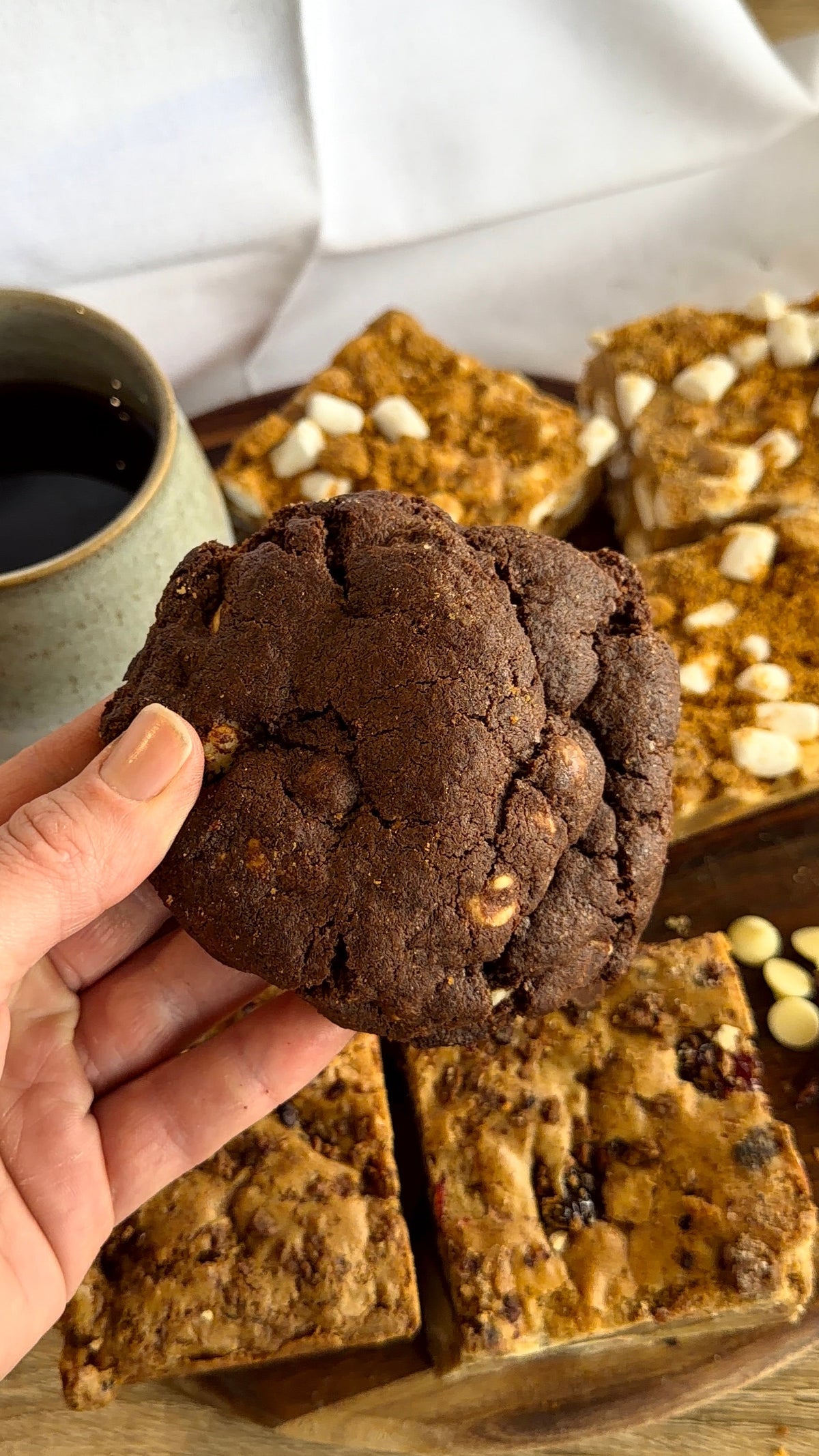 Double Chocolate New York Cookies