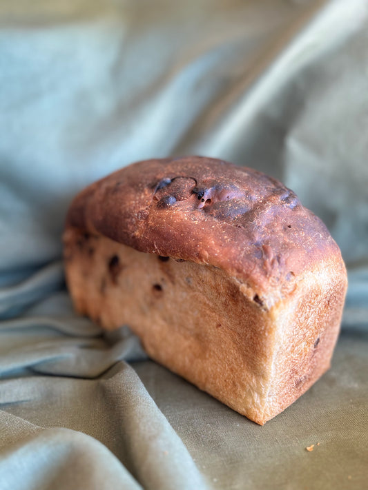 Sourdough Fruit Tin Loaf